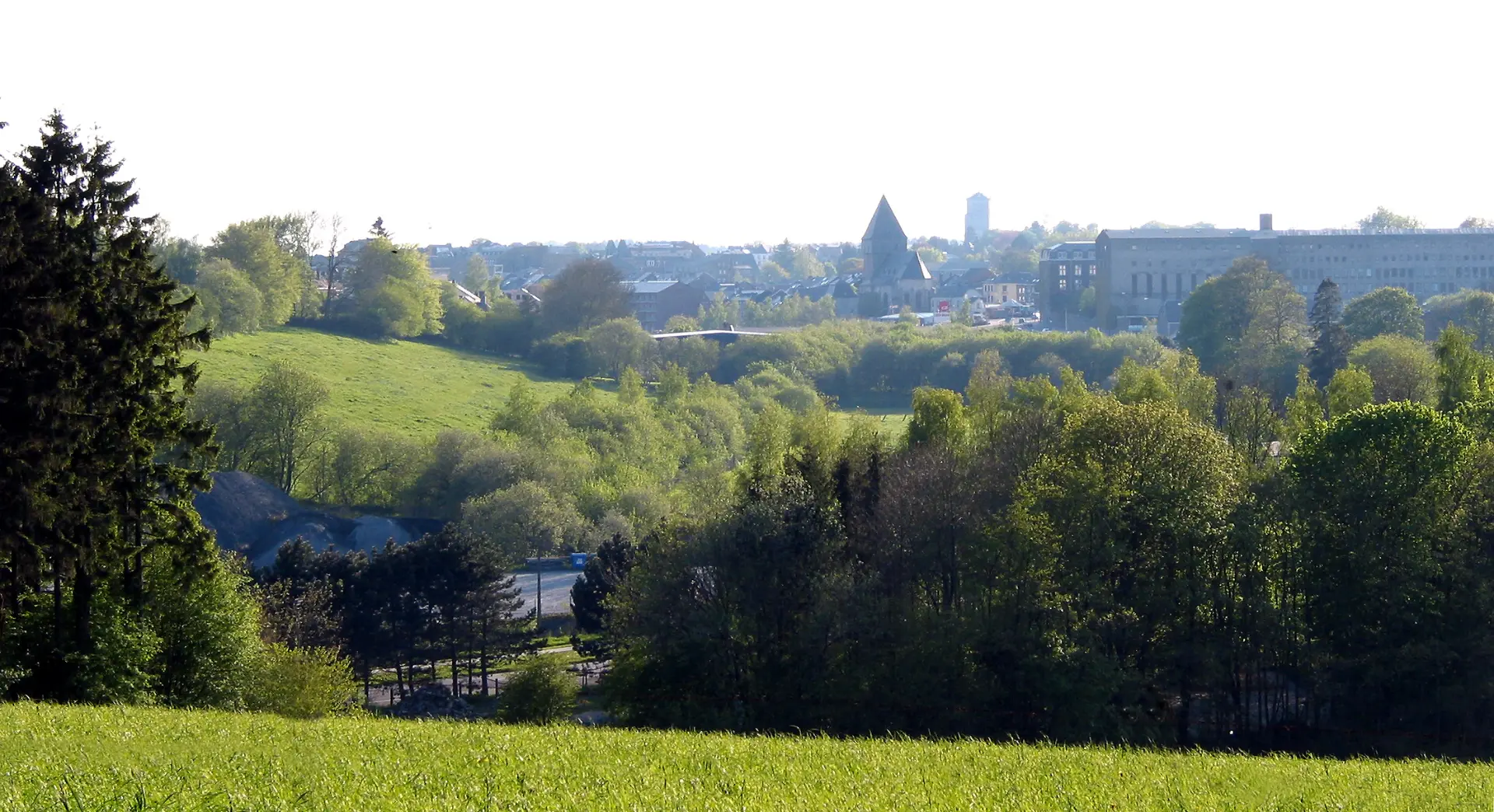 Paysage de Bastogne en Belgique