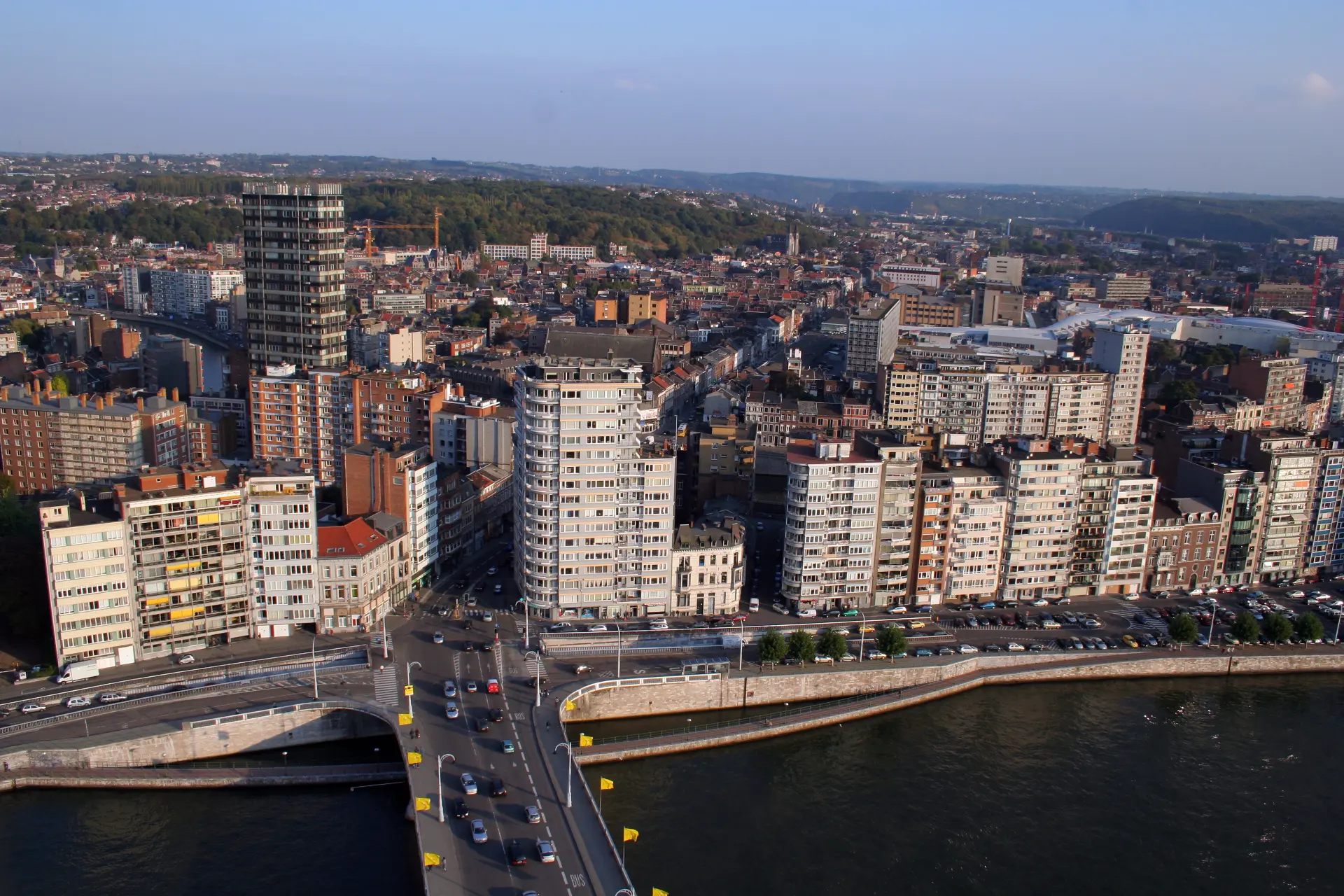 Paysage de Liège en Belgique